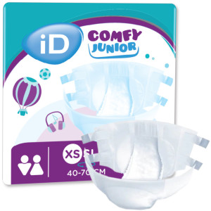 Pieluchomajtki na rzep dla dzieci iD comfy junior slip XS obwód 40-70 cm