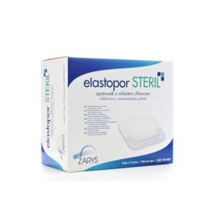 Elastopor steril opatrunek włókninowy z wkładem chłonnym, jałowy 6 x 10 cm, 50 szt.